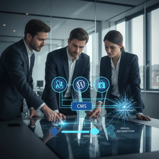 Schema Markup in CMS-Systemen: REDAXO, WordPress und Shopify